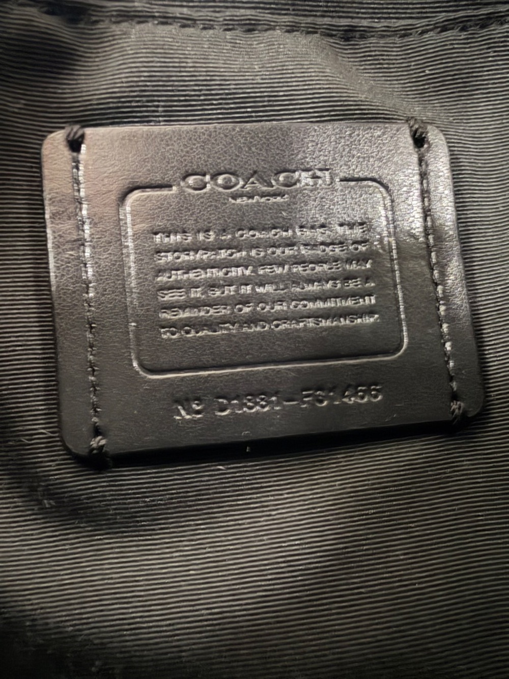 Coach Mini Emma Black Leather Satchel Crossbody Removable Strap Bag 31466 - Picture 4 of 7